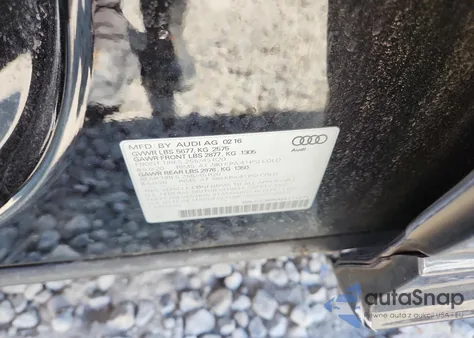 2016 Audi Sq5 Premium Plus from USA, damaged, VIN WA1CCAFP0GA111371